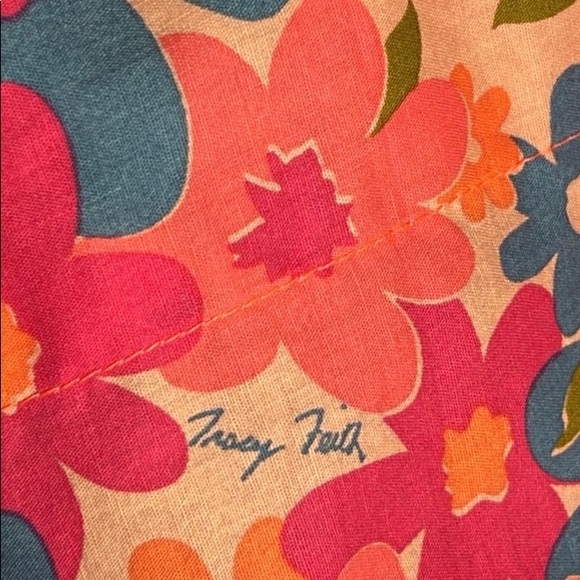 Tracy Feith crazy daisy mini skirt-exposed zipper back-NWT - Picture 6 of 13